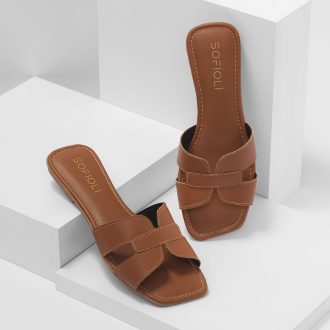 Sandália Feminina Flat Rasteira H Moda Rasteirinha Verão Tendência Dia a Dia Blogueira Original