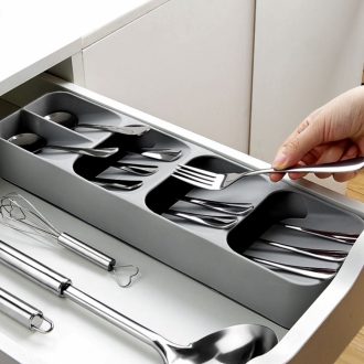 Separado Organizador De Gaveta Talheres Separação Garfo Faca Colher e separado de faca
