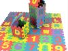 Tapete Alfabeto e Numérico Eva Tatame Bebê Infantil Educativo Criança 26 Peças 29x29cm 08mm