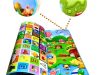Tapete Atividade Infantil Térmico 1,80m x 1,20m Dupla Face Macio Bebê Criança Laune Haus