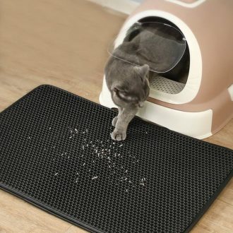 Tapete Higiênico EVA Coletor de Areia Para Gato Lavável Dupla Camada