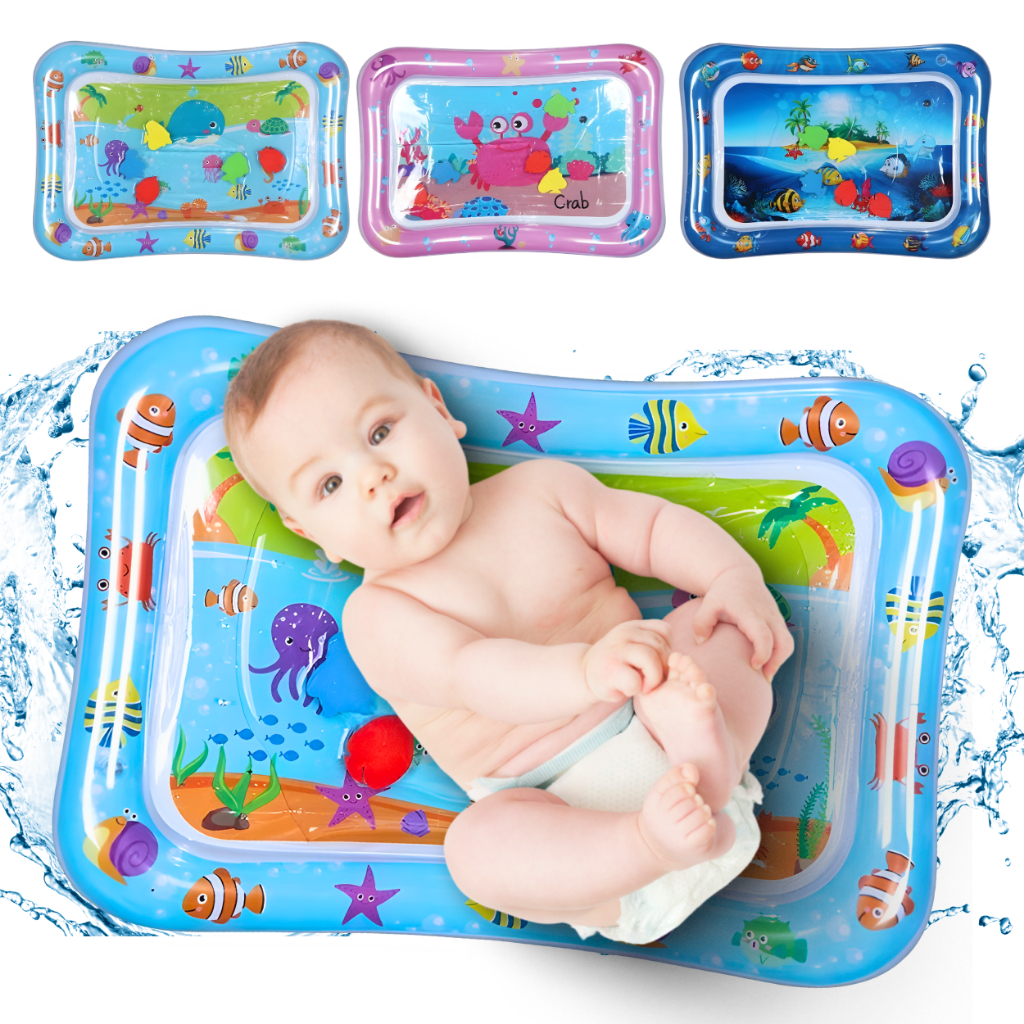 Tapete Infantil Bebê Inflável Água Atividades Sensorial Almofada Menino Menina Infantil Criança