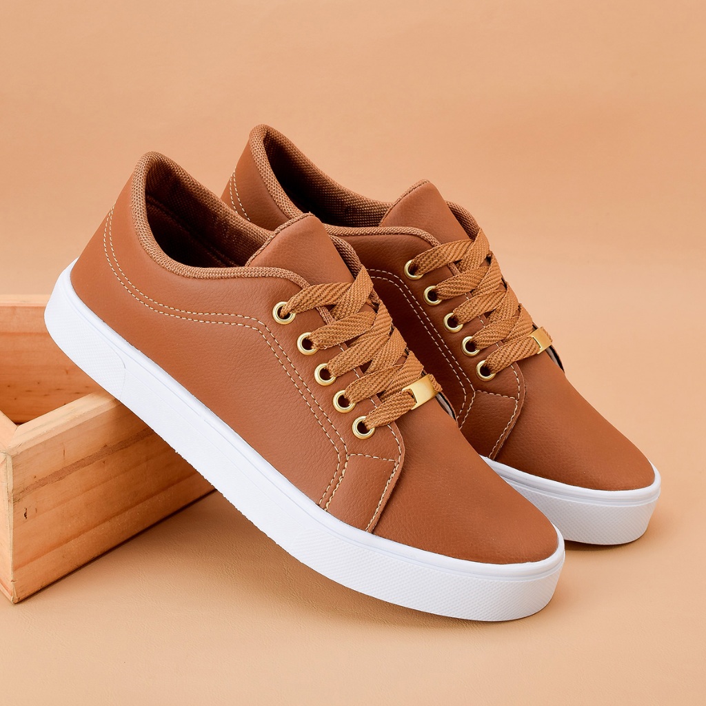 Tênis Feminino Casual Confortável Basico Moda barato