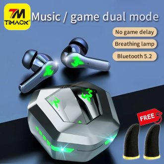 TIMACK N35 G11 TWS Fones De Ouvido Sem Fio Bluetooth 5.2 Gamer Dual Mode Comutável 8D Música Estéreo Jogo Com Microfone