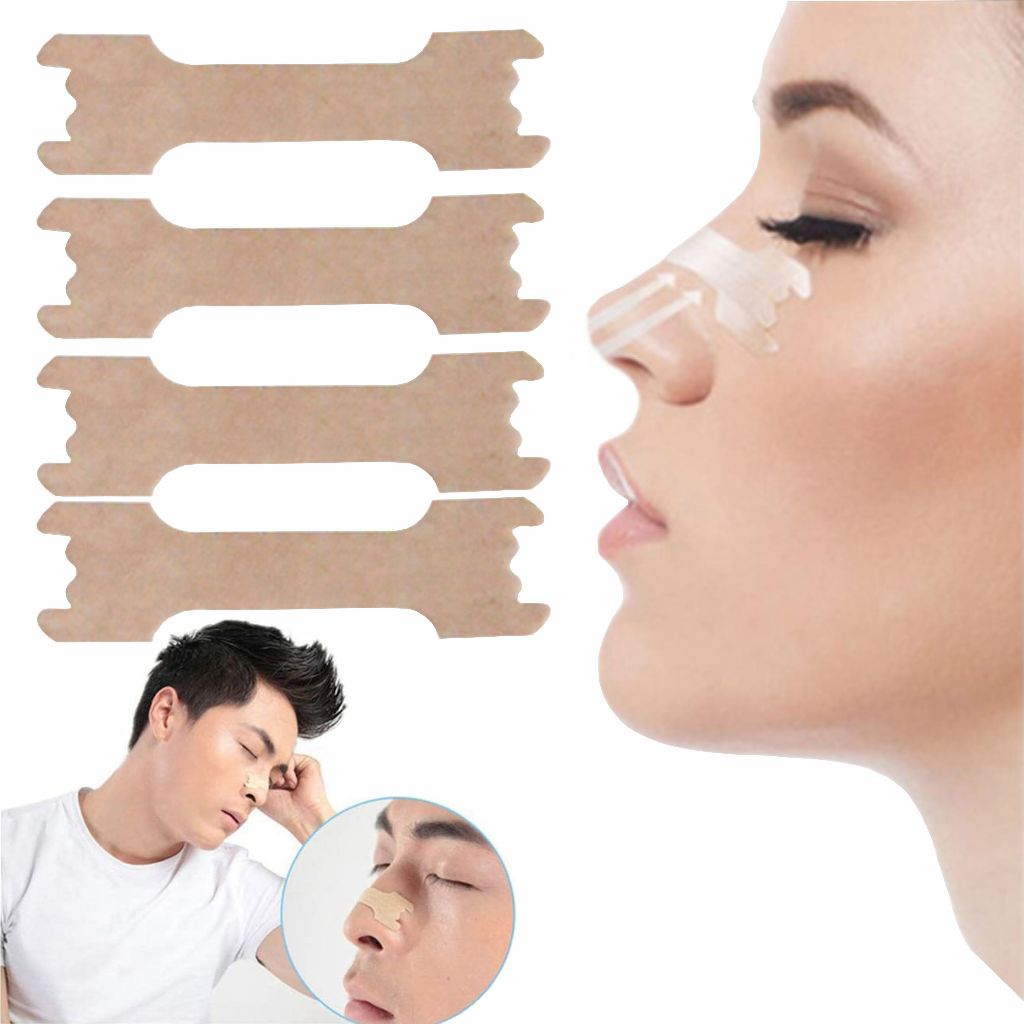 Tiras Nasais Adesivas Anti Ronco. Dilatador Nasal, Melhora a Noite de Sono, Promove Maior Fluxo de Ar
