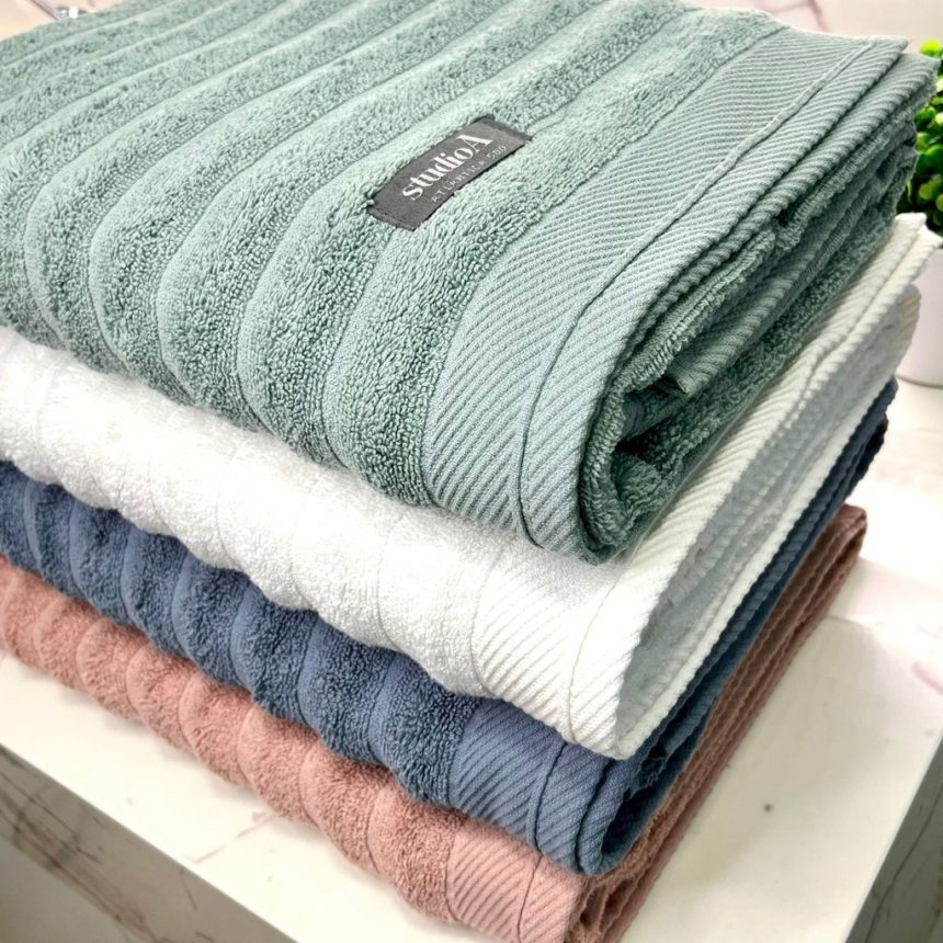 Toalha de Banho Super Luxo Macia Felpuda Premium Alta Absorção 100% Algodão Fio Penteado