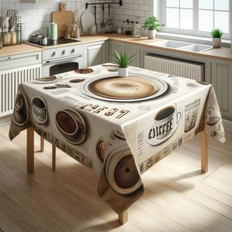 Toalha de Mesa de Plástico Térmica Para 4 e 6 Lugares e Ponta de Mesa Várias Estampas Decoração Cozinha Laune Haus