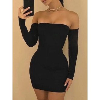 VESTIDO CIGANINHA COM MANGA TOMARA QUE CAIA COLADO TUBINHO LINDO - Várias Cores