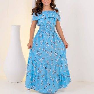 Vestido Longo Menina Juvenil Ciganinha 3 Marias Moda Feminina 10/12/14