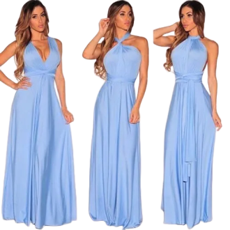 Vestido Multiuso Varias Formas de Usar Madrinhas Casamento Festa Formaturas