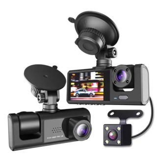 WIFI Gravação De Espelho Retrovisor Lente Dupla De 64GB Monitoramento De Carro HD 1080P Dianteira E Traseira