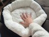 Caminha Redonda Pets Sherpa para Cães e Gatos Macia Quente Confortável Pele de Carneiro Cama Pet