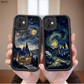 Capinha Para iPhone 15 14 13 12 11 X XS XR 7 8 SE Pro Max Plus 2020 2022 Case Capa De Celular Black 5173