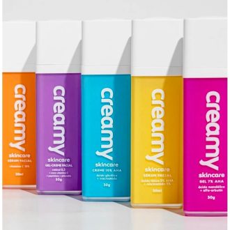 Creamy Skincare 30g (Ácido Mandélico 7%, Ácido Lático 5%, Vitamina C 10%, Retinol 0,3, Vitamina C Gold)