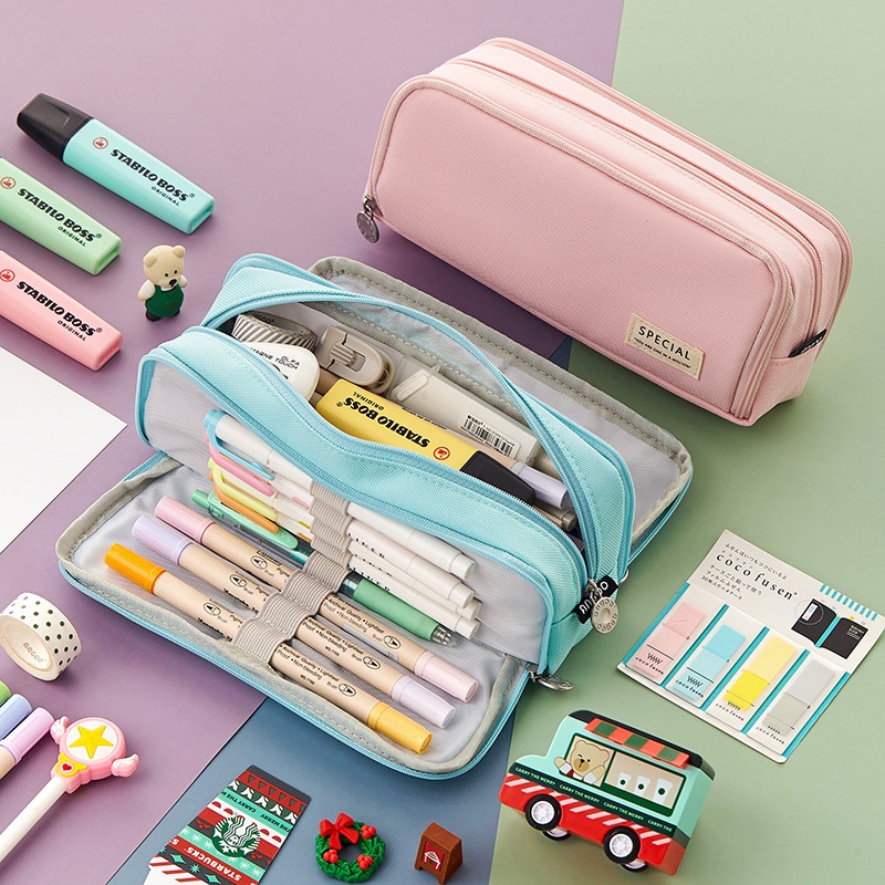 Estojo De Lápis Multifuncional De Grande Capacidade/estojo escolar/estojo escolar feminino/estojo escolar grande/estojo escolar organizador/material escolar
