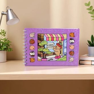 Livro de colorir Bobbie Goods - Capa 50 Folhas - Caderno para Pintar - Coloring book A5 Bob Goods boogie Goods