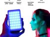 Mini luz de preenchimento rgb /luz branco portátil para celular foto slr selfie vlog fotografia