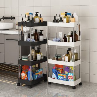 Organizador Móvel Com 4 Prateleiras Para Diversos Itens Com Rodinha