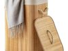 Cesto De Roupa Suja Bambu Dobravel Organizador Forrado Banheiro 60cm Grande Cesto Retangular
