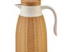 Garrafa Térmica Chá Café Água Moderna 1 Litro Rústica/ Rattan