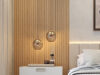 Kit 25 Placas Ripada Painel Decorativo em Mdf de Alta Qualidade Premium 45x11cm