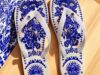 Chinelo Feminino de Dedo com Estilo: Azul Floral, Verão 2025