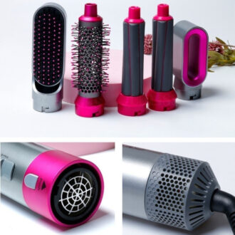 Escova 5 em 1 Secador, Pente, Modelador, Aumenta volume Profissional 110V