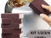 KIT até 4 Esponja Mágica Removedor de Ferrugem e Riscos para Forno Panela Inox TOP