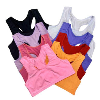 Kit c/ 5 Top Academia Musculação Para Fitness Casual Praia Treino C/ Elástico