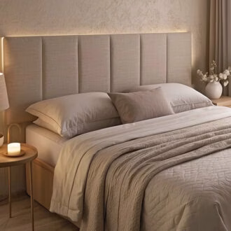 Kit Completo 10 Cabeceira Modular Estofada De Cama Box Casal Queen King - Envio Imediato