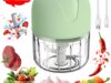 KIT1~KIT4 250ml Mini Processador Elétrico de Alimentos Portátil Carne Vegetais Recarregável USB Bivolt