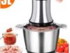 2-3 Litro Triturador De Alimentos Carne e Legumes Multiprocessador Elétrico 2 Modos Fácil De Limpar