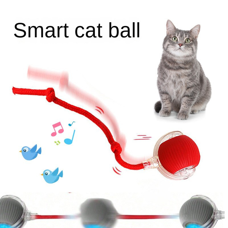 Bola De Brinquedo Elétrica Interativa Para Gatos , Super Drive , Rolante Sensor De Ativação De Movimento , Gatinho Anima