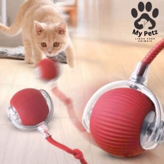 Bola Interativa De Brinquedo Inteligente, Rolamento Automático Cauda Falsa Recarregável Para Gato