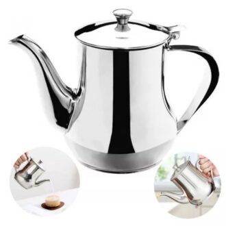 Bule De Inox Para Café Cha 280/420/550ml Cafeteira Portátil Leiteira