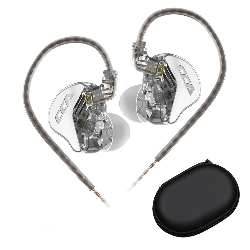 CCA CRA Fones De Ouvido Com Fio HiFi Para Monitor Cancelamento De Ruídos Esportivos Gamer KZ ZEX PRO NRA ZSN X 0.75 0.78