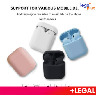 Fone Intra-Auricular Sem Fio Bluetooth i12 Tws Inpods Macaron