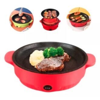 Frigideira Eletrica Grill Multifuncional Chapa Assadeira Antiaderente 600W 110v ou 220v