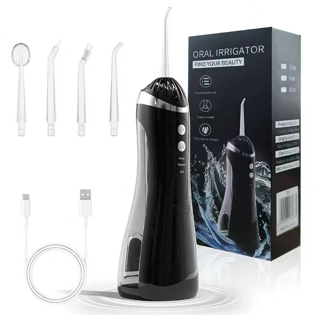 Irrigador Oral Dental Portátil Sem Fio – Jato de Água Recarregável IPX7 para Higiene Bucal Profunda