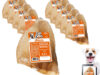 Petisco cachorro Orelha Bovina para Caes mordedor natural desidratado adestrador pet diversos kits