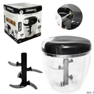 Processador Manual De Alimentos Grande 5 Lâminas 900ml Original line