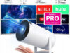 Projetor Wi-fi lançamento Portátil com Android HDMI Smart Cinema H300 720P HD