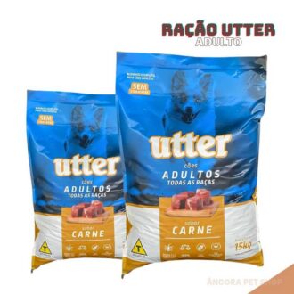 Ração Utter Cães Adultos Sabor Carne e Alta Qualidade