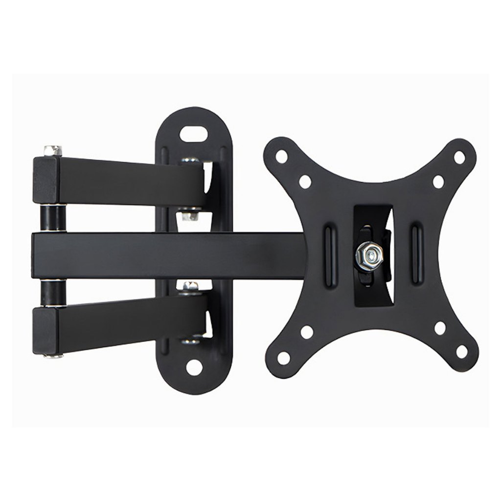 Suporte Tv Tri Articulado Lcd Led Plasma 10 A 26 Pol Para Parede VESA 75x75mm/100x100mm