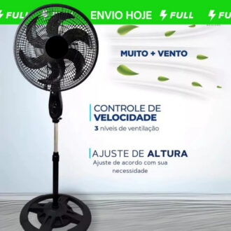 Ventilador de Coluna 130cm – Potente, Silencioso e Altamente Eficiente