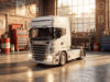 Miniatura Scania V8 R730 Caminhão de Coleção Cavalinho Mecânico Trucado Truck 1/64 Welly
