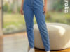 Calça Jeans Feminina Capri Tecido Leve Cintura Alta