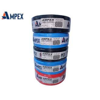 Fio Elétrico Cabo Flexível 2,5mm Rolo de 100m – Certificado INMETRO | Anti-chamas | Ampex