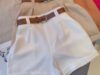 Kit 2 Shorts Alfaiataria Feminina Social Cintura Alta Disfarça Barriga