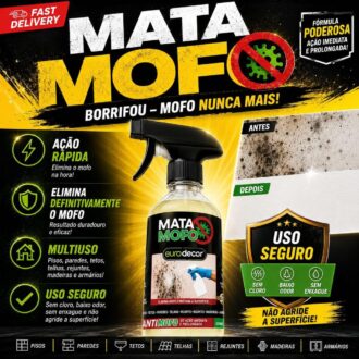 Mata Mofo Contra Fungo Mofo E Bolor Teto Banheiro Fundo de Armário
